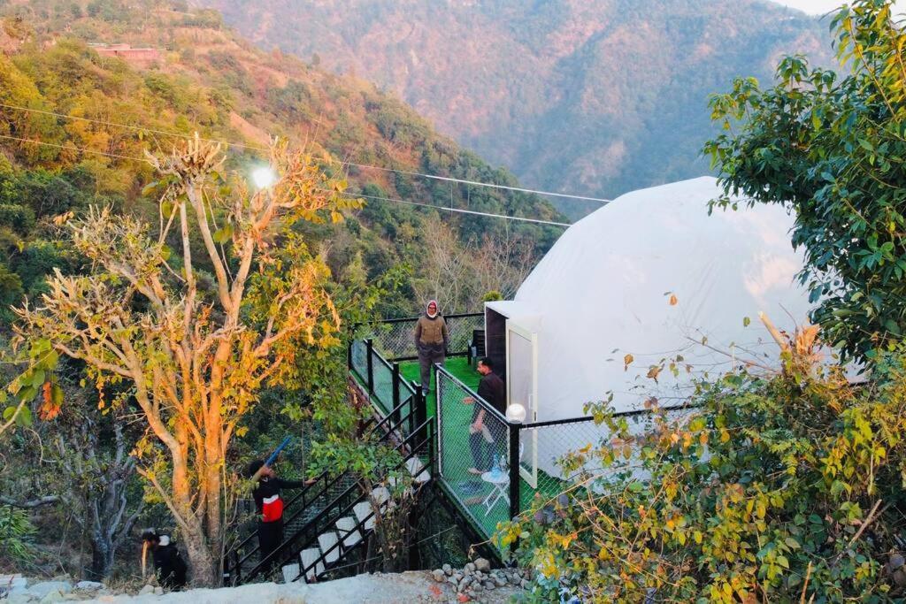 Gadeni Stays - Glamping Dome At Nainital Bhīm Tāl エクステリア 写真